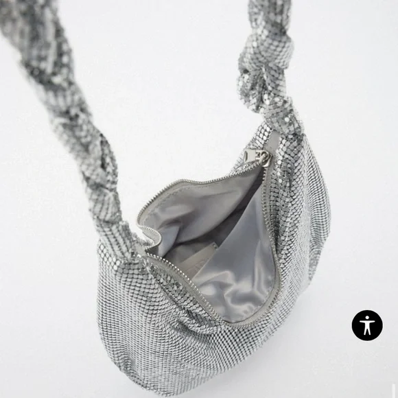 Zara sparkly shoulder bag - Picture 6 of 10